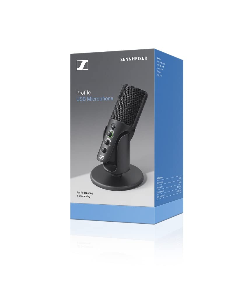 USB Cardioid Condenser Microphone & Table Stand I36163
