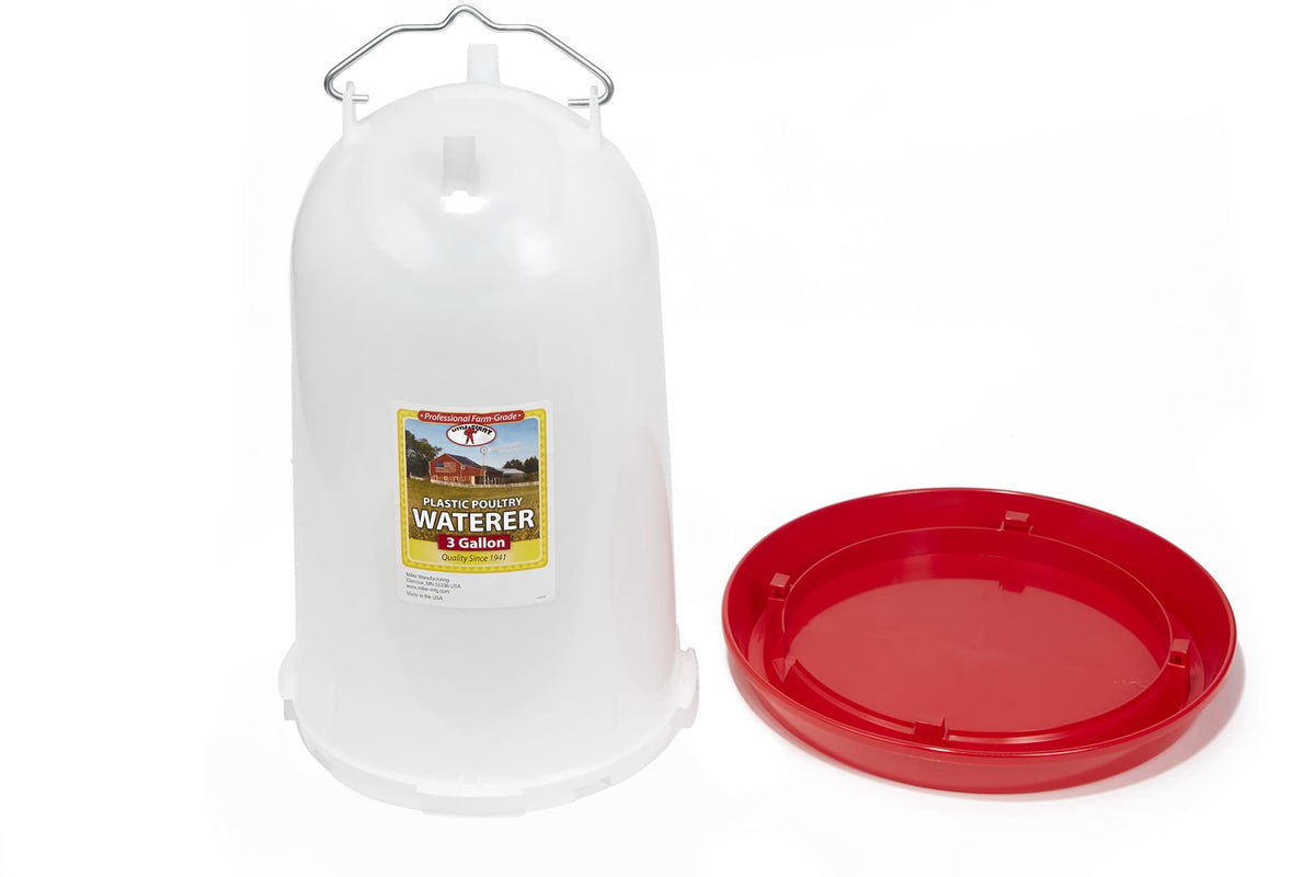3 Gallon Plastic Poultry Waterer with Handle Z18508