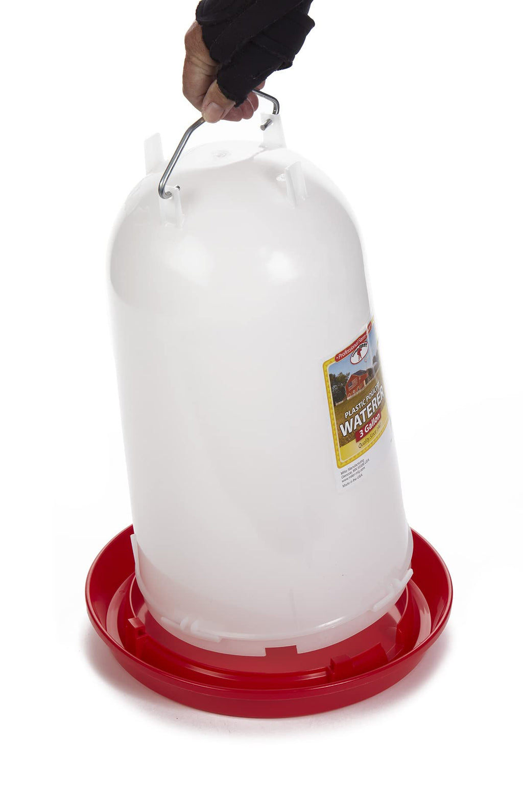 3 Gallon Plastic Poultry Waterer with Handle Z18508