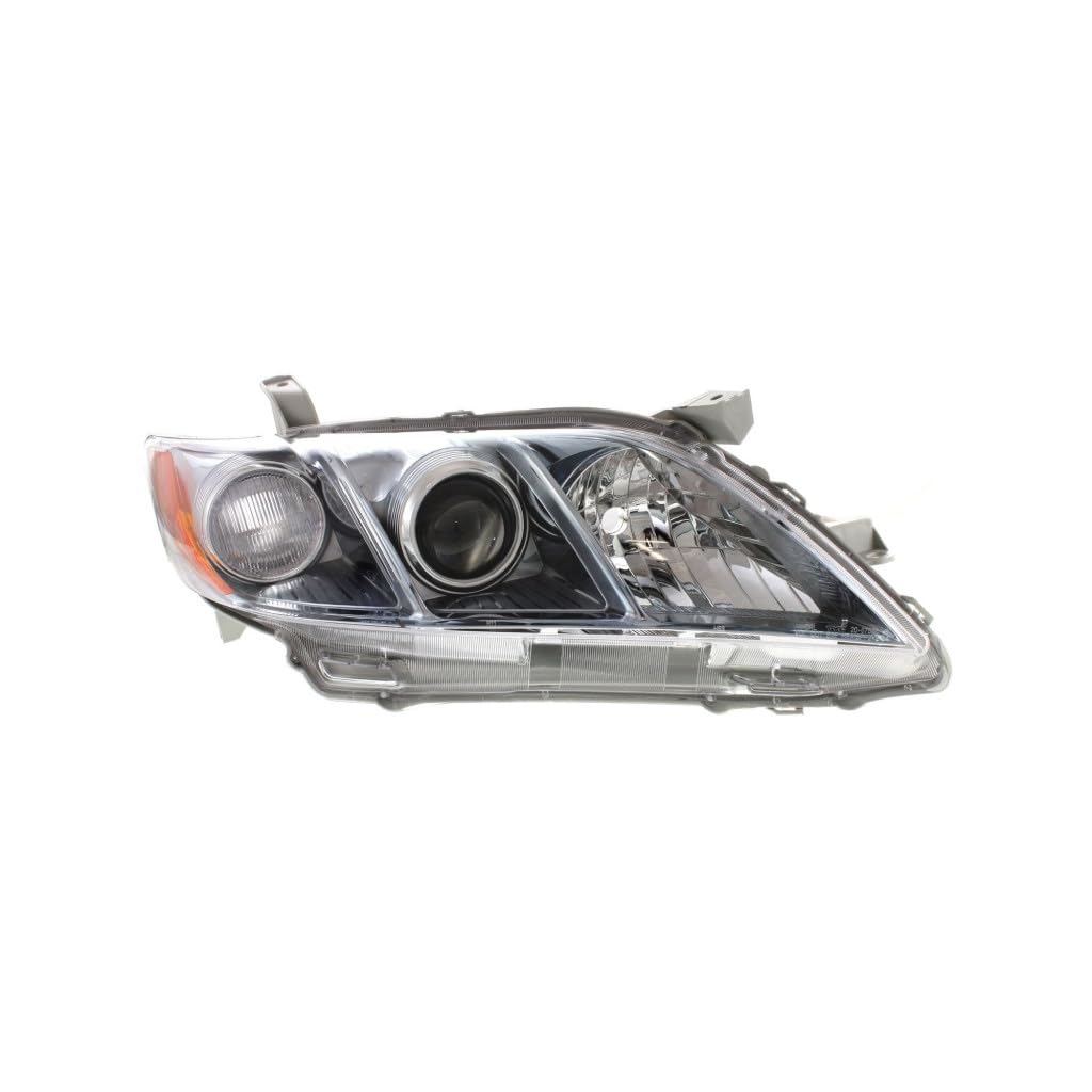 Toyota Camry 2007 2008 2009 Headlights Driver And Passenger Side Pair Amber & Clear Lens O737201