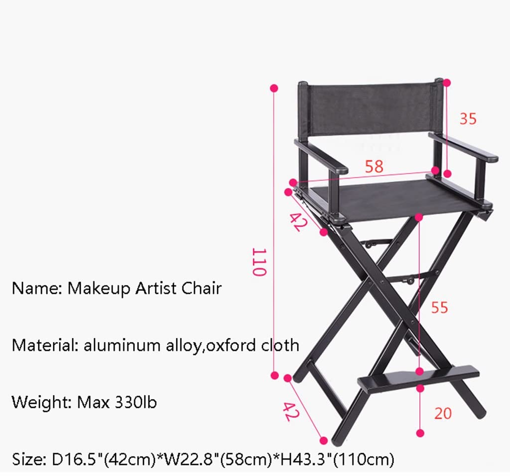 Portable Aluminum Folding Director's Chair B17399