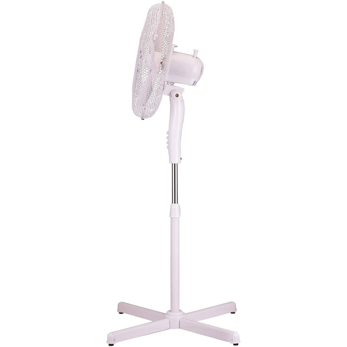 White 16-inch 3-Speed Oscillating Stand Fan Q113447