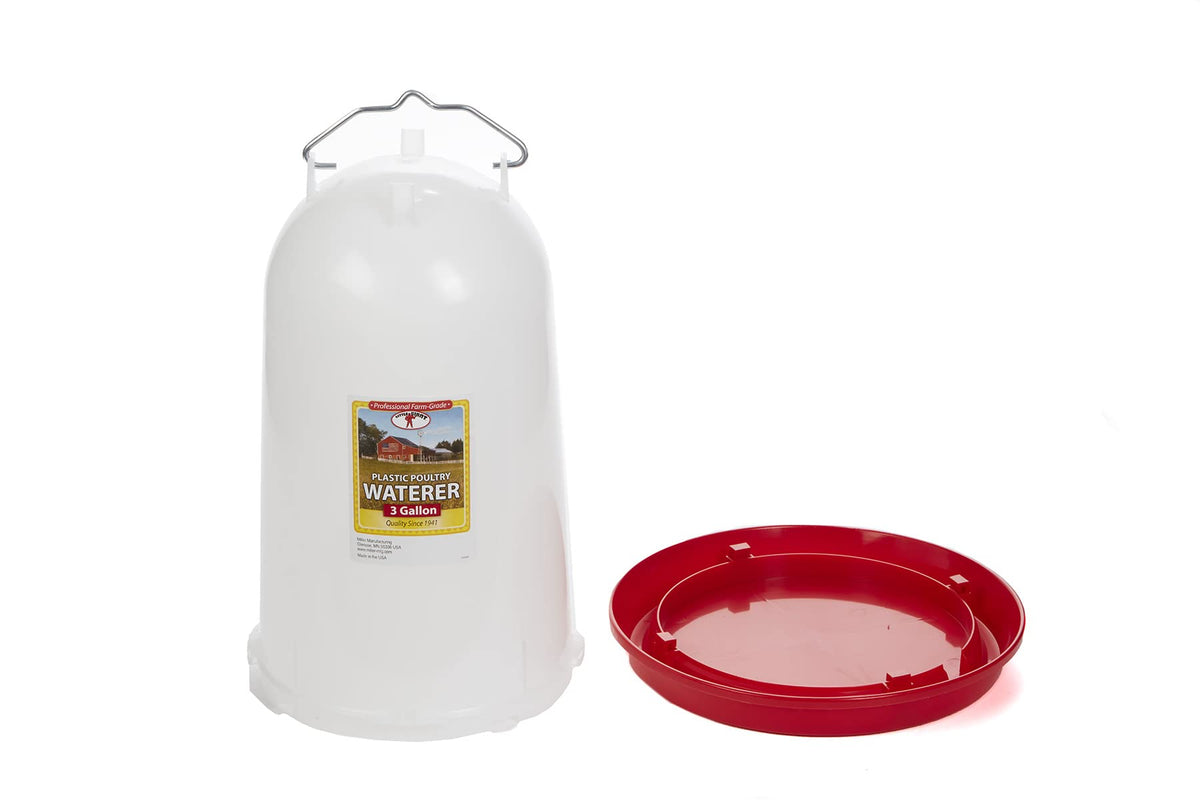 3 Gallon Plastic Poultry Waterer with Handle Z18508