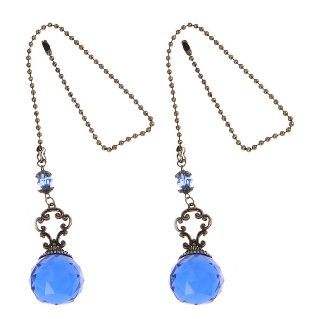 2pcs Crystal Ball Pull Chain Light Accessory I981291