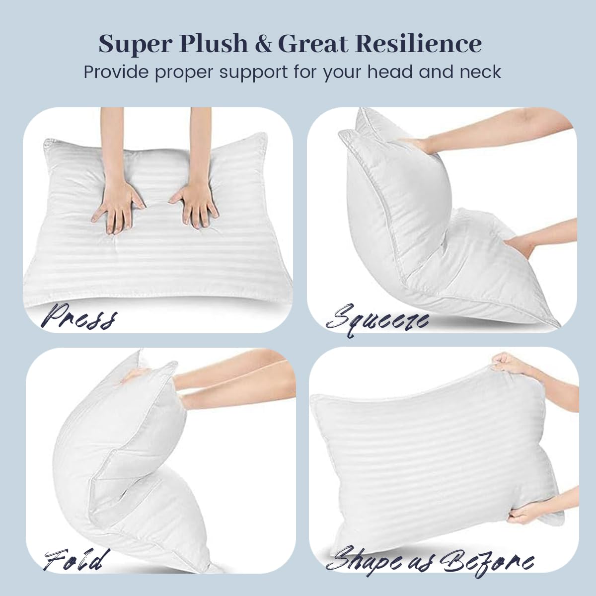 Standard Size Bed Pillows Q51299