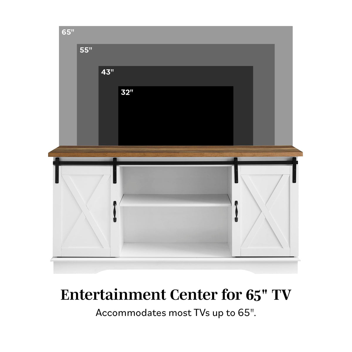 Grey Wash 58 Inch TV Stand L442285