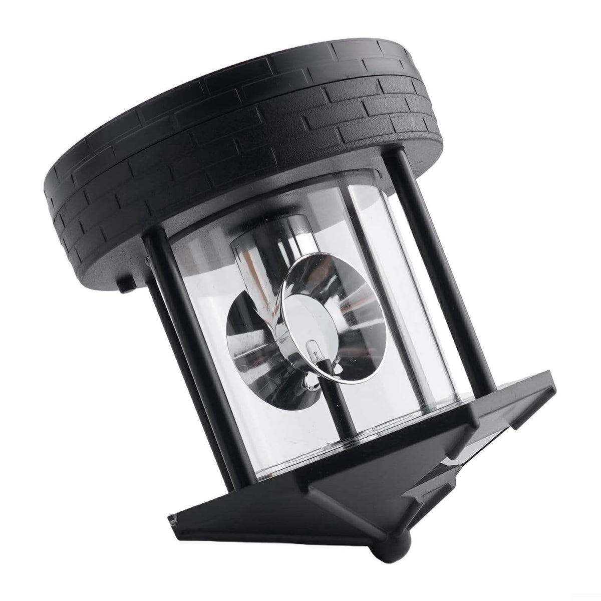 Black Solar Lighthouse Lawn Light R660312