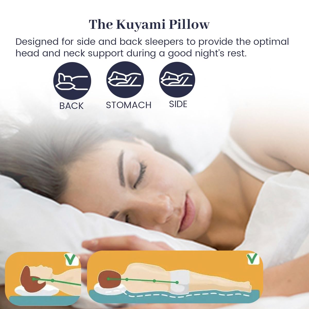 Standard Size Bed Pillows Q51299