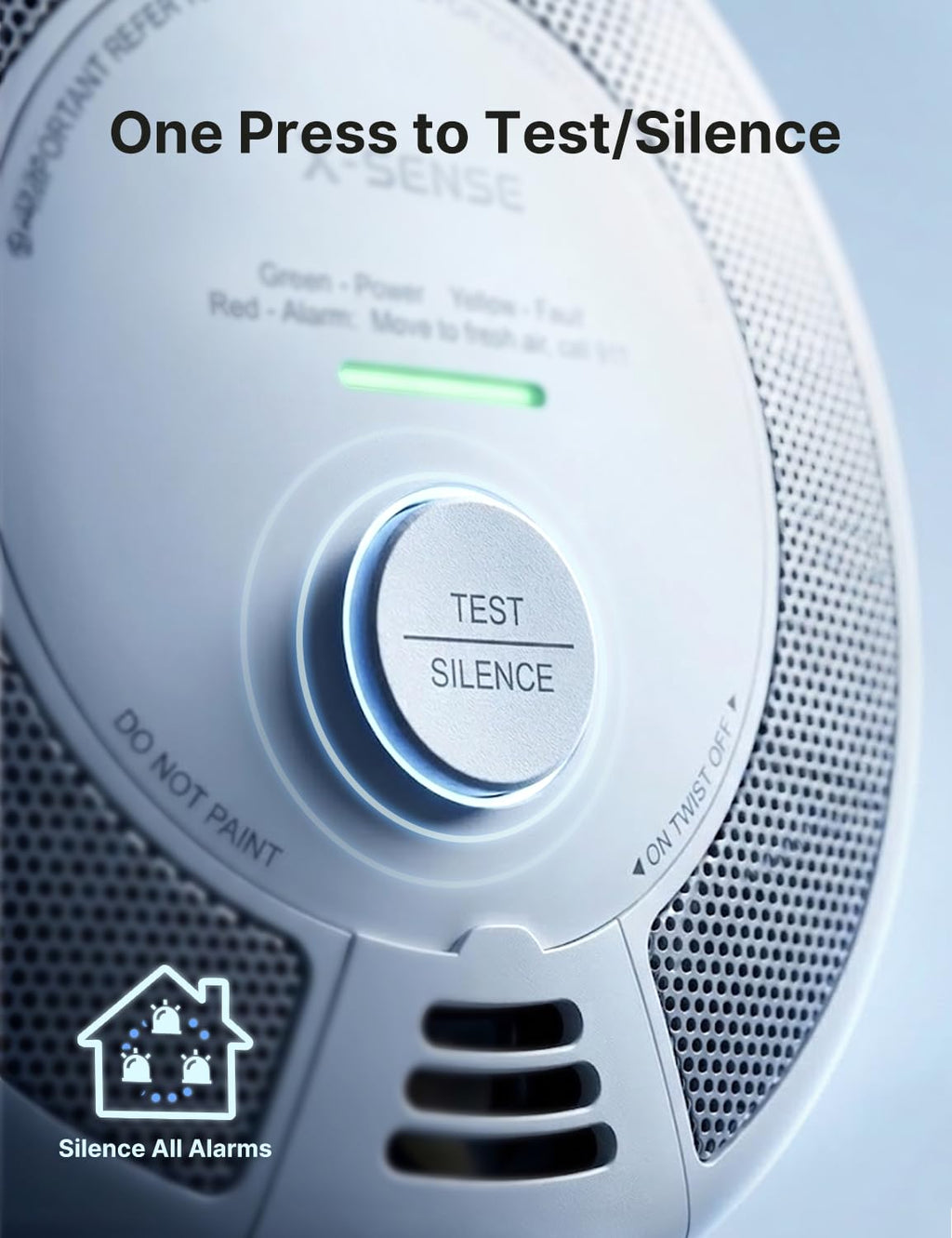 Interconnected Smoke and CO Detector L1470