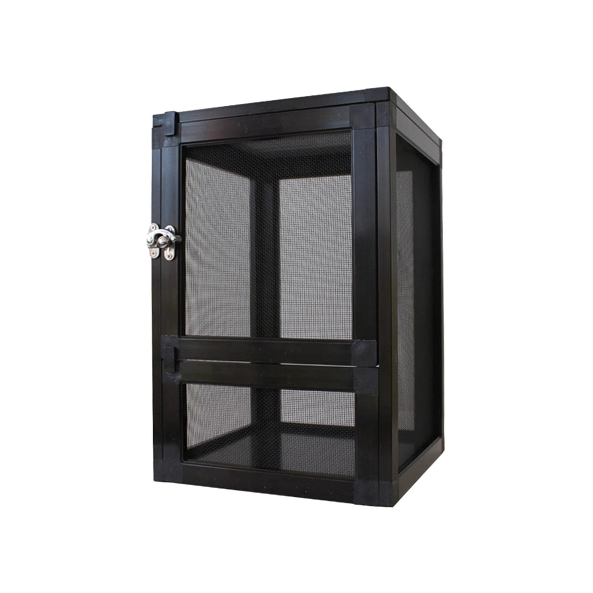 Black Aluminum Alloy Mesh Screen Habitat Cage F25945