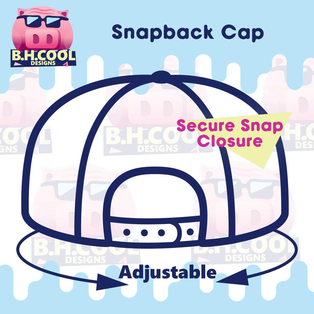 Structured Flat Bill Snapback Cap G320