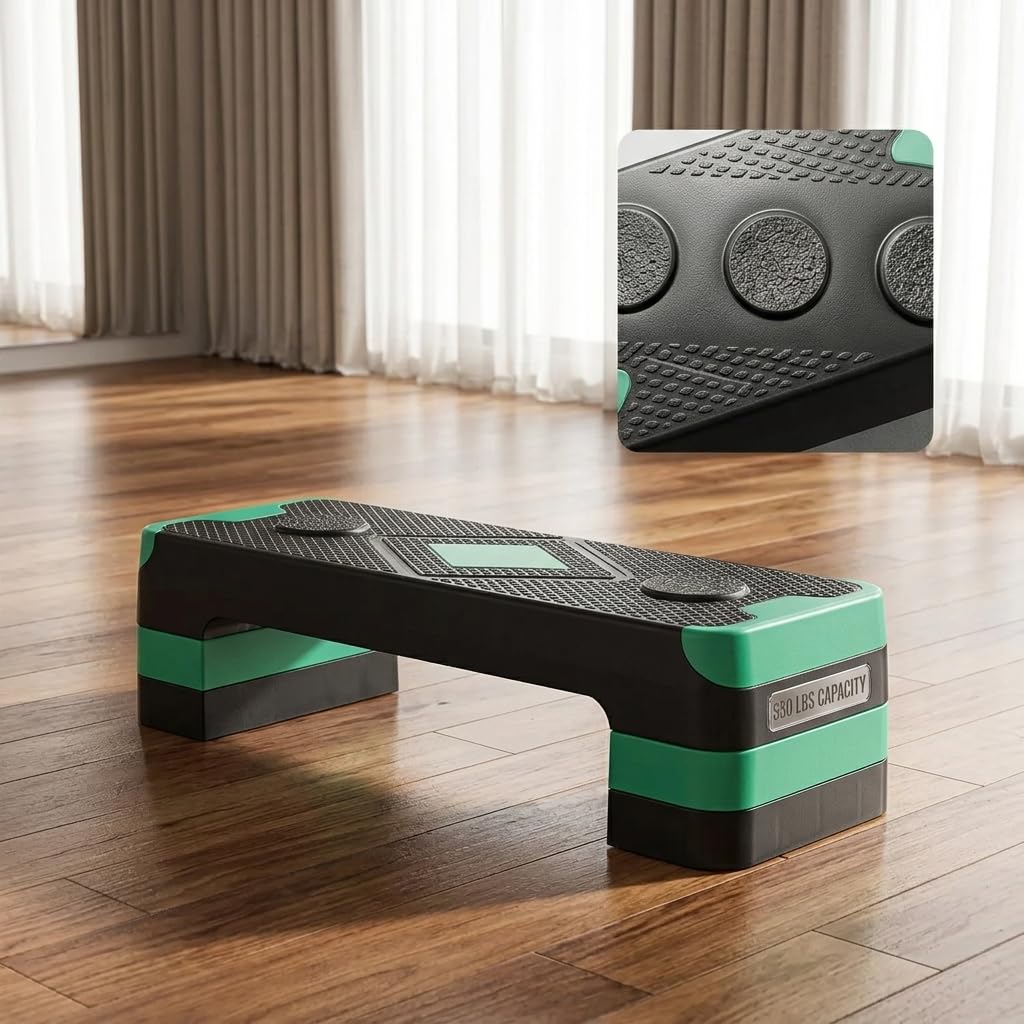 Adjustable Non-Slip Aerobic Step Platform O135400
