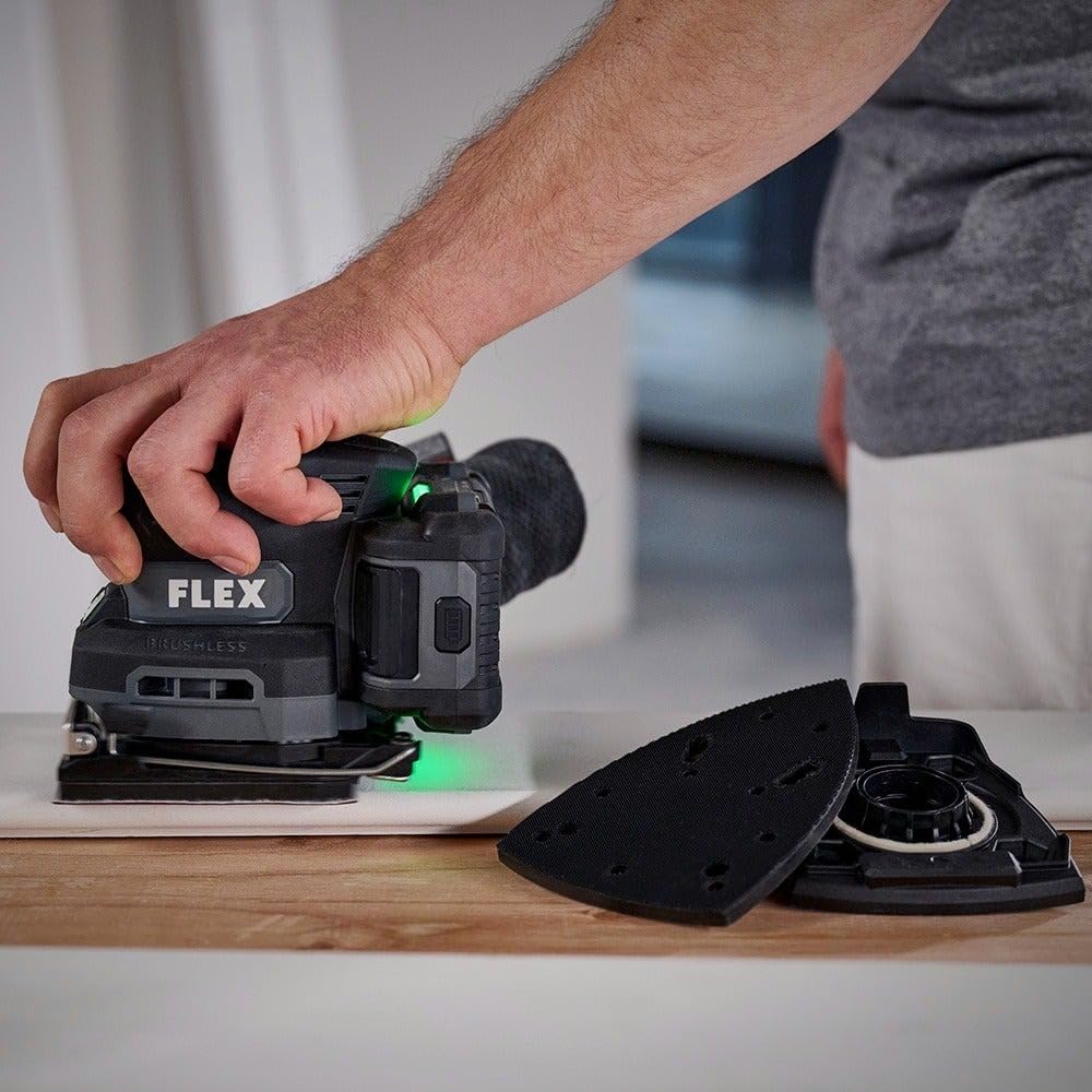 24V 1/4 Sheet Sander with Detail Sanding Pad and 2.0Ah Lithium Batteries & Charger H992521