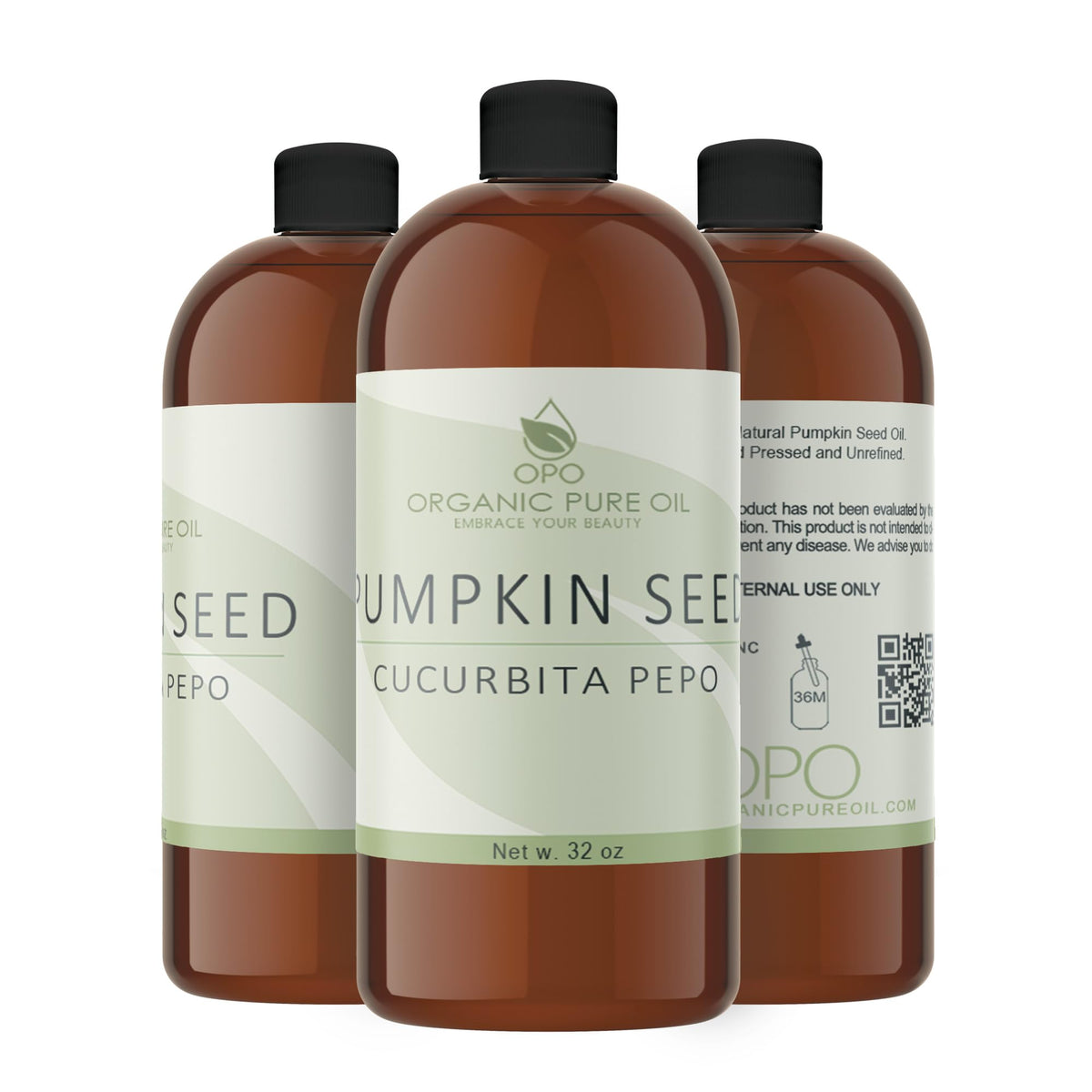 Pure Unrefined Non-GMO Pumpkin Seed Oil 32 oz B916