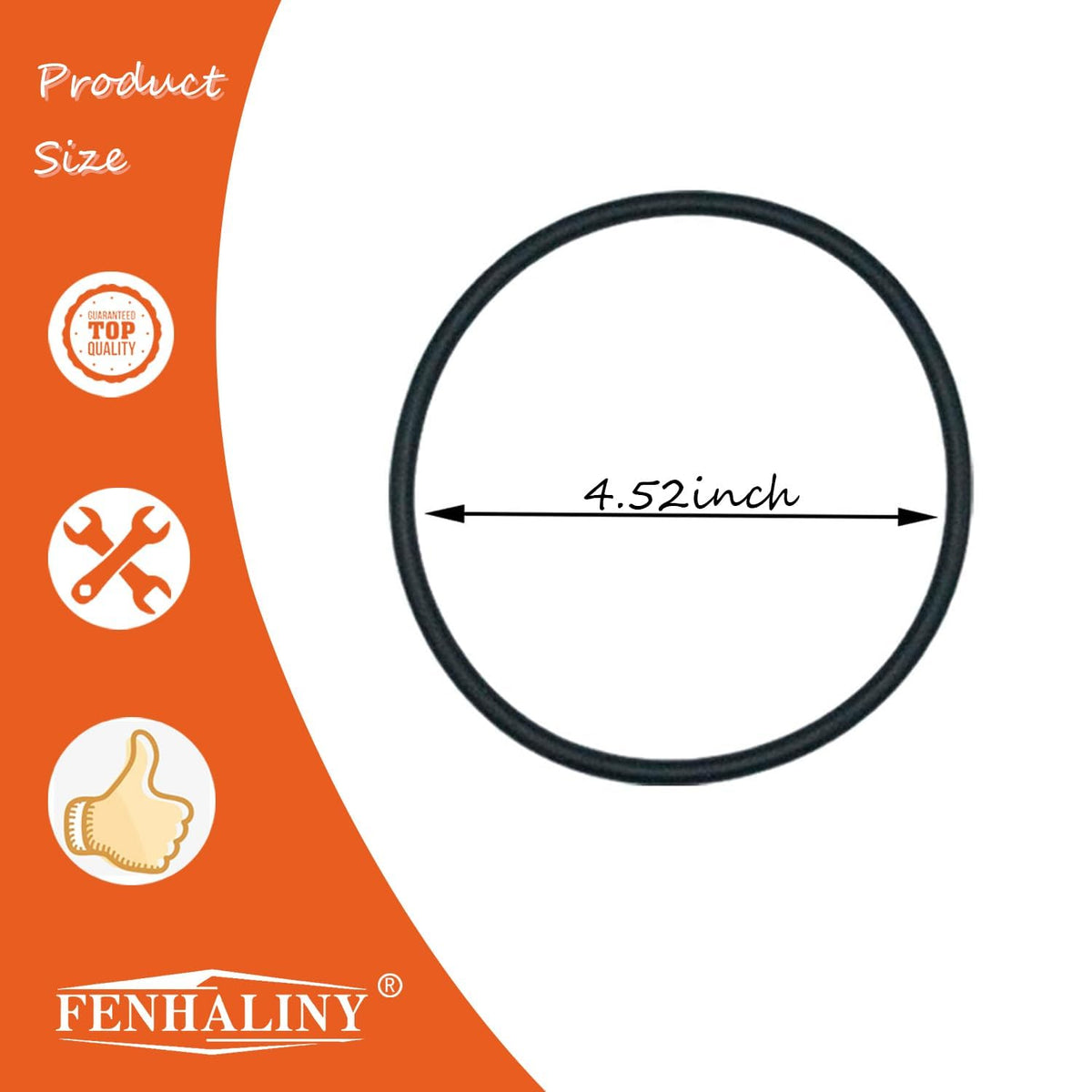Black Rubber O-Rings 4 Pack B432316