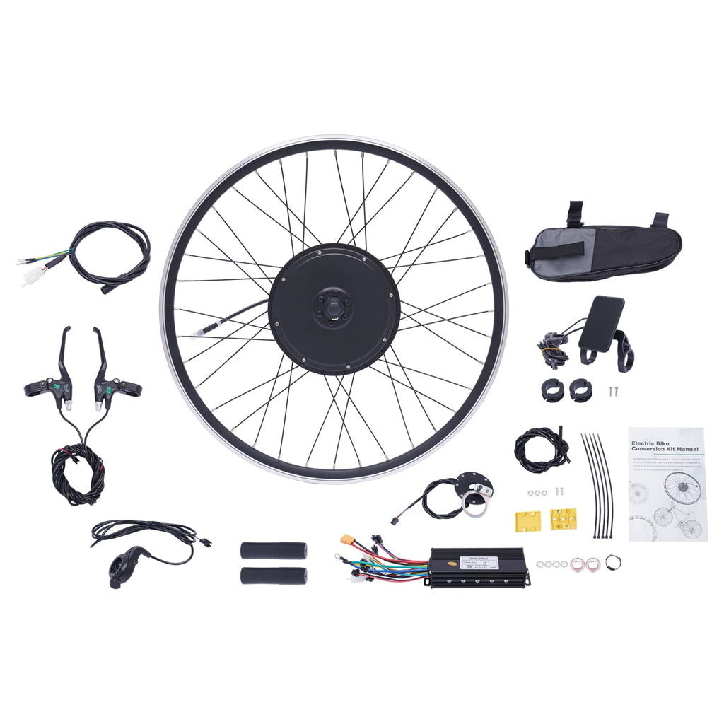 48V 1000W E-Bike Conversion Kit with Display Brushless Gearless Motor I987