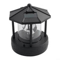 Black Solar Lighthouse Lawn Light R660312