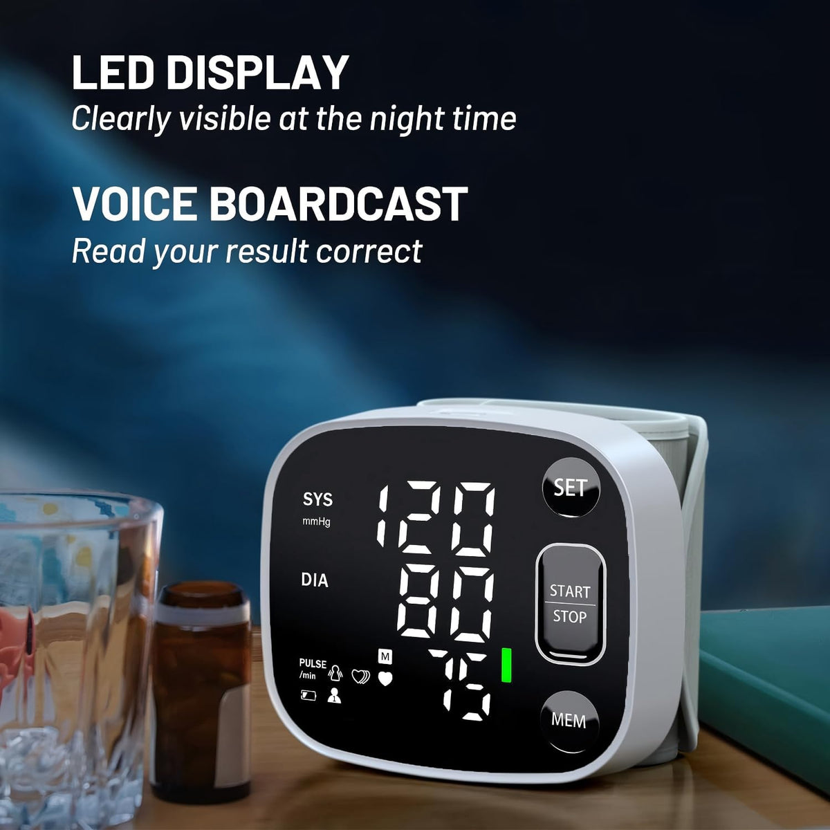 Wrist Blood Pressure Monitor W7119