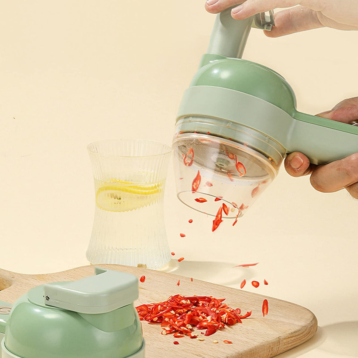 4 in 1 Cordless Electric Vegetable Cutter Set E299