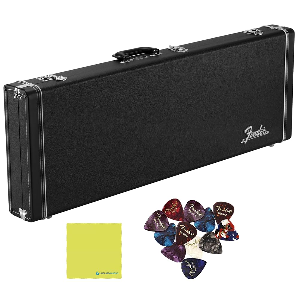 Black Wood Guitar Case B853129
