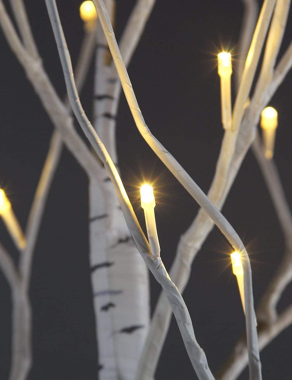 LED Birch Tree Light Set 4ft 6ft 8ft Warm White 3-Pack U392712