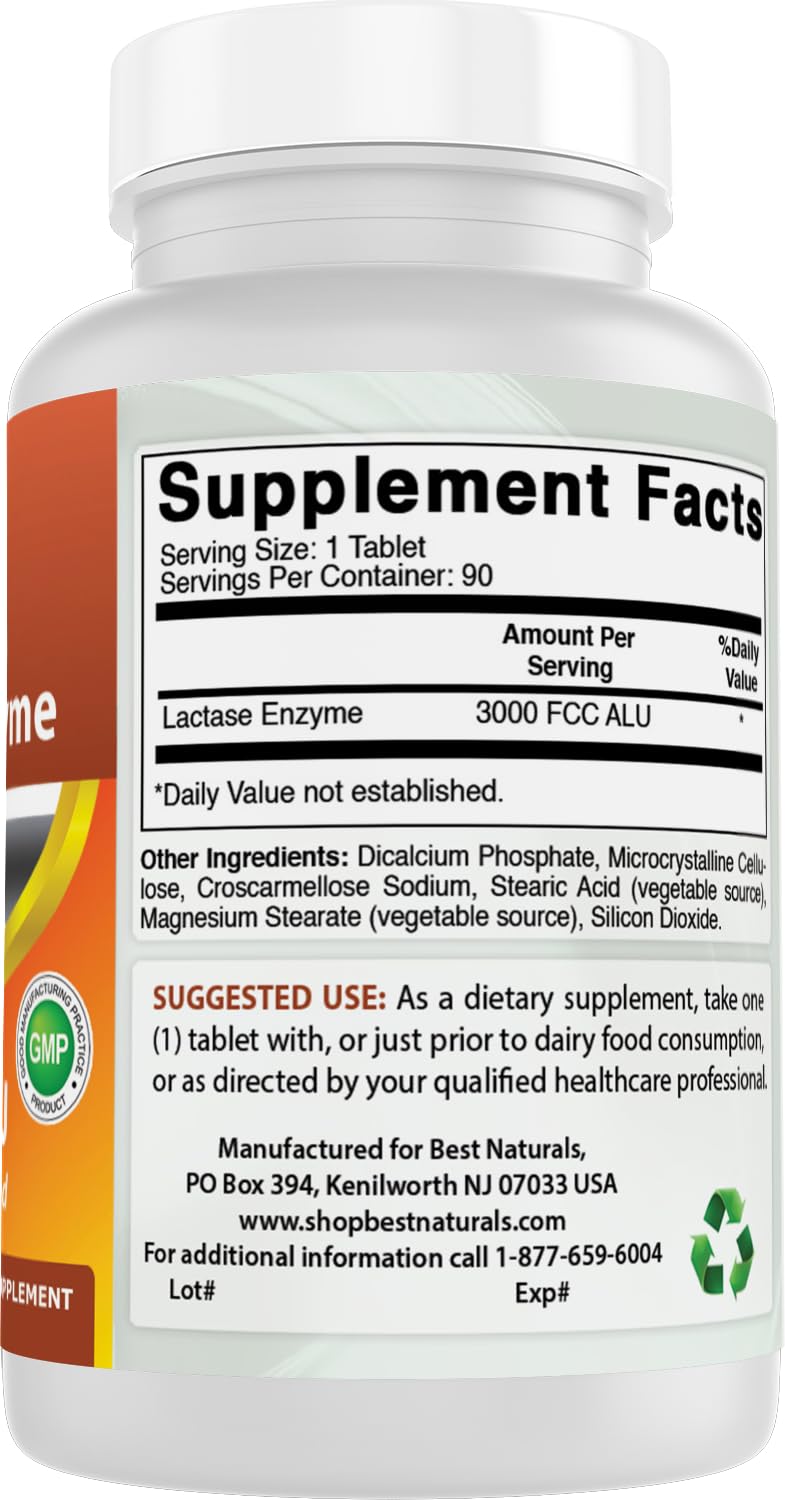 Lactase Enzyme Tablet 90 Count X16456