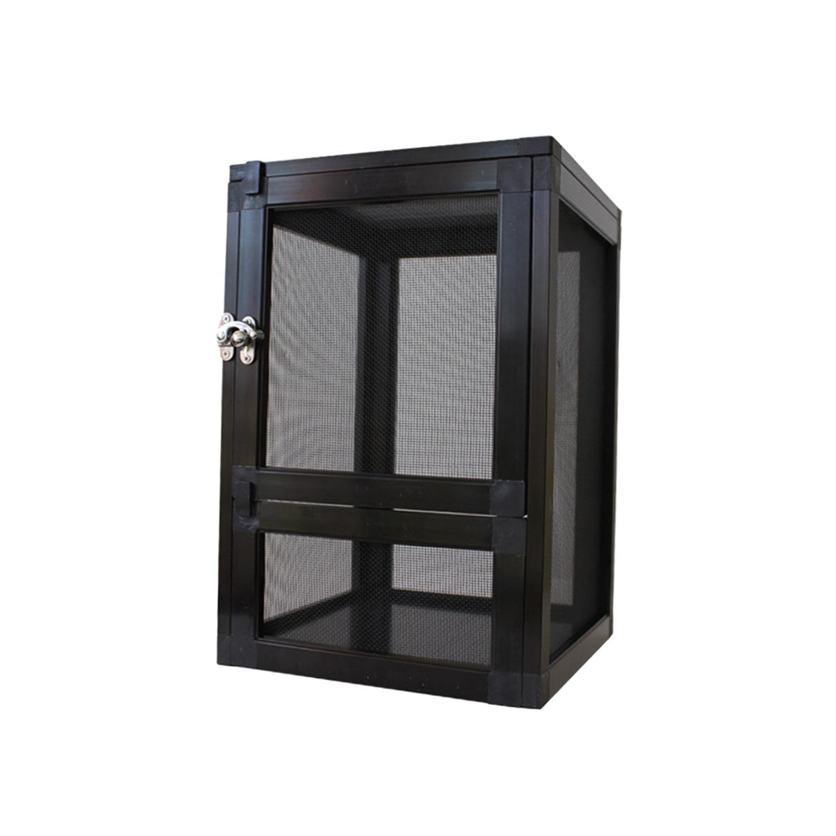 Black Aluminum Alloy Mesh Screen Habitat Cage F25945
