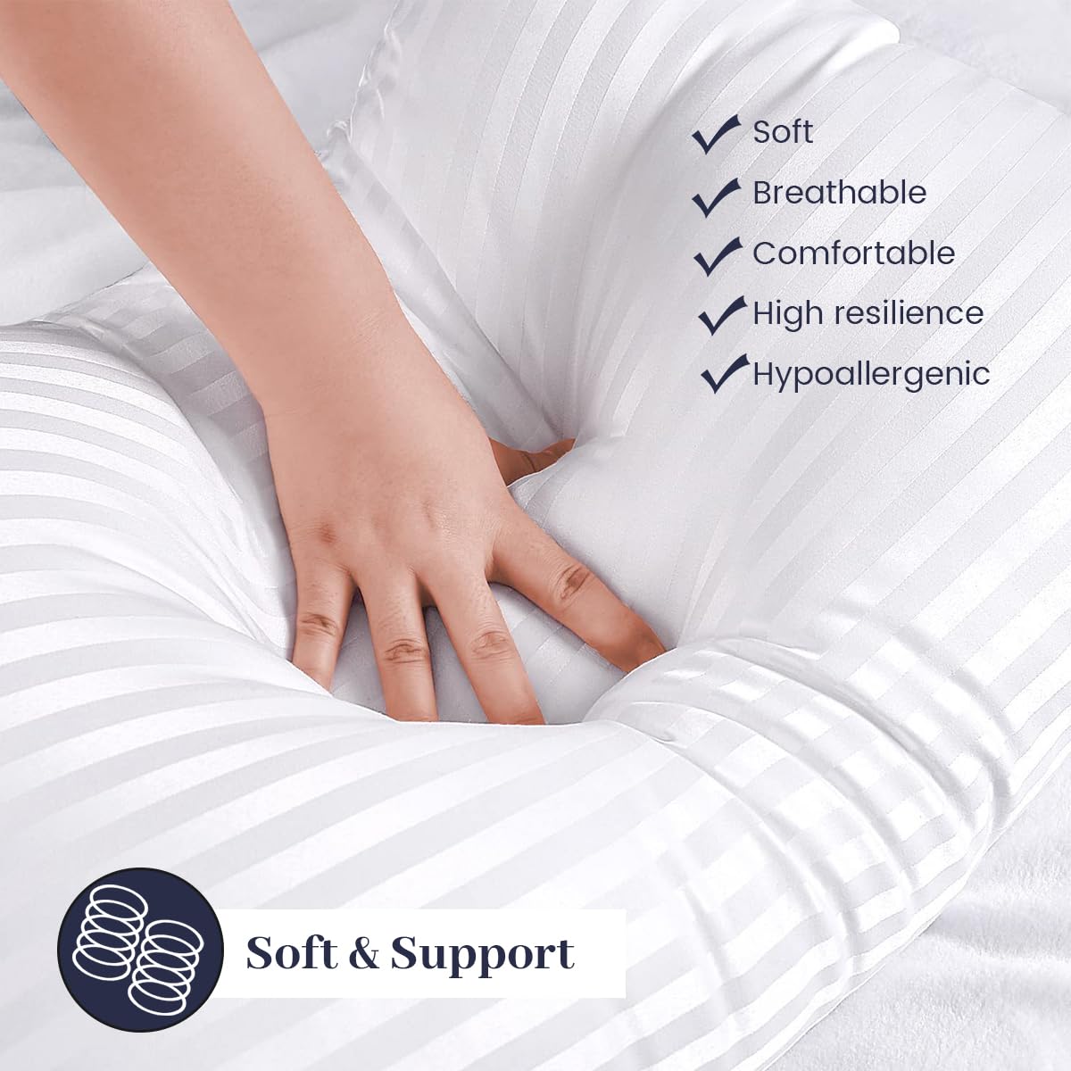 Standard Size Bed Pillows Q51299