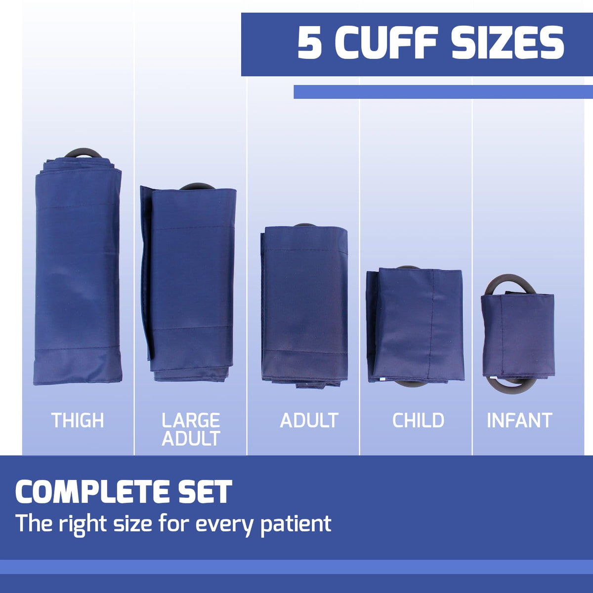 Manual Blood Pressure Monitor Set with 5 Cuffs K385