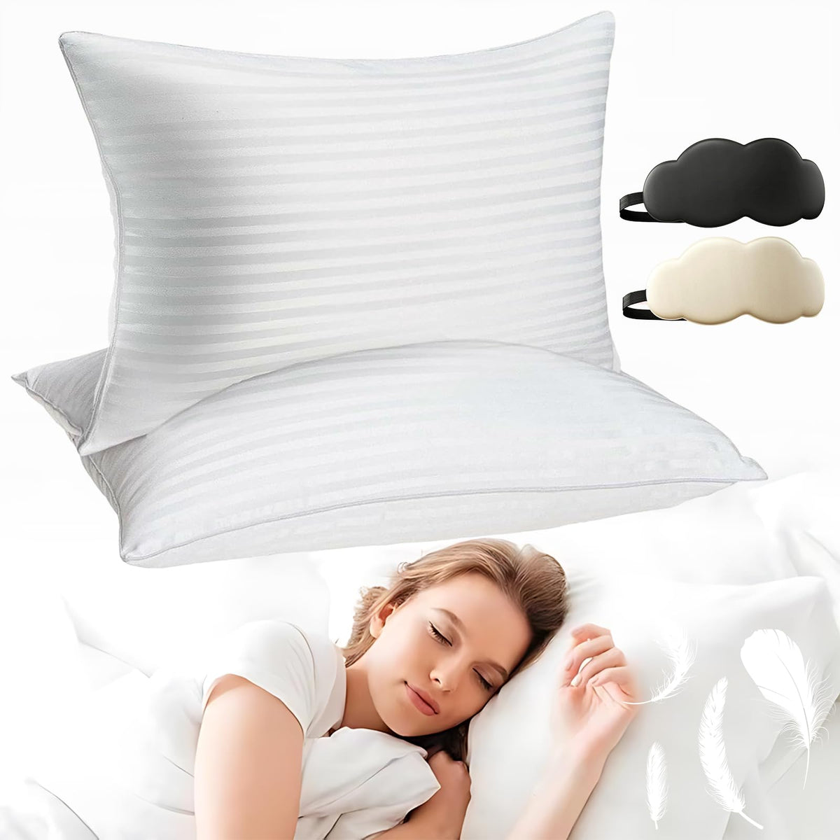 Standard Size Bed Pillows Q51299