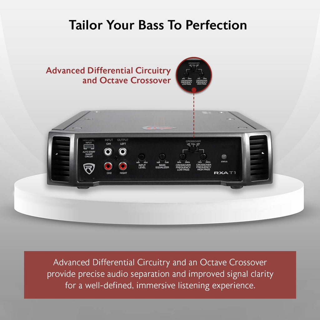 2-Channel Class A/B Car Amplifier 1500W Peak W9913