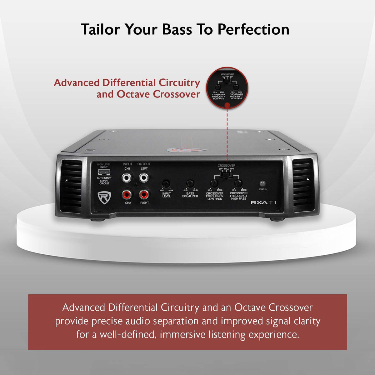 2-Channel Class A/B Car Amplifier 1500W Peak W9913