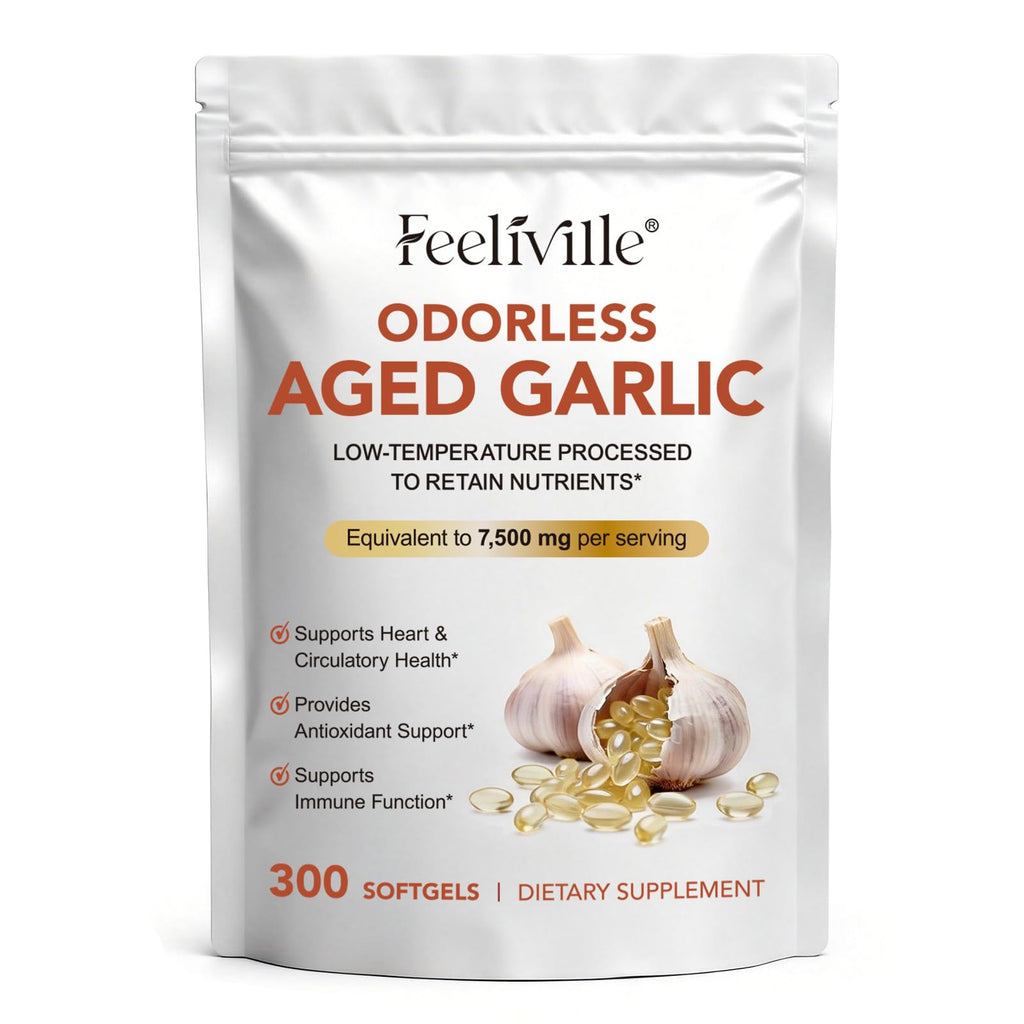7500mg Odorless Garlic Capsules 300 Softgels P24646