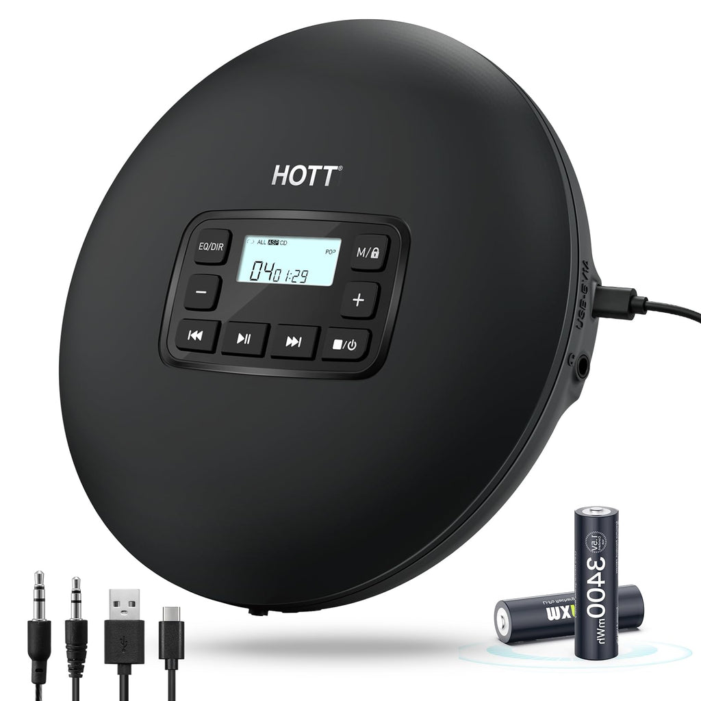 Portable CD Player with Anti-Skip Protection R126192
