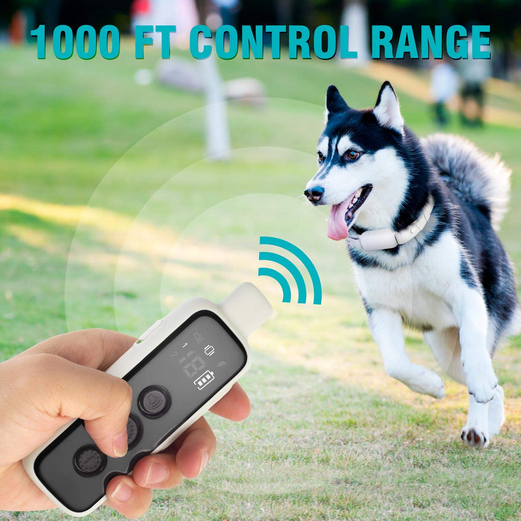 Waterproof Rechargeable Electric Dog Training Collar with Remote U28430