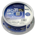 6X Compatible BD-R DL 20-Pack 50GB White Printable S3867