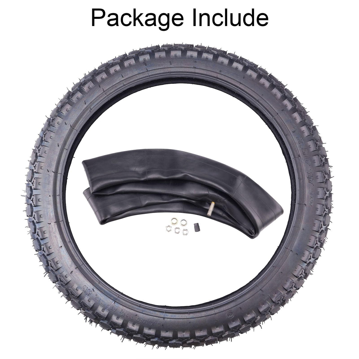 2.50/2.75-17 Motorcycle Tire and Inner Tube J82426