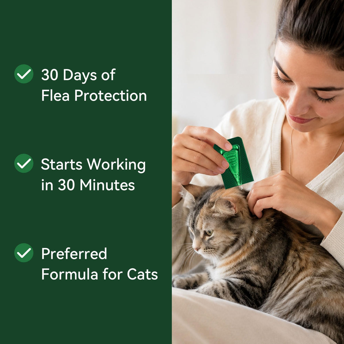 Cat Flea and Tick Treatment 6-Month Supply X3935