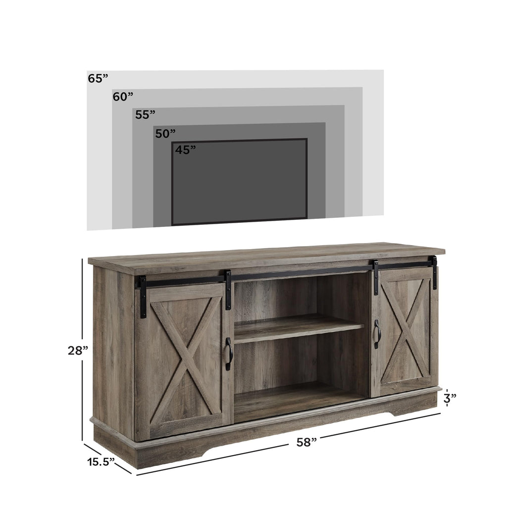 Grey Wash 58 Inch TV Stand L442285