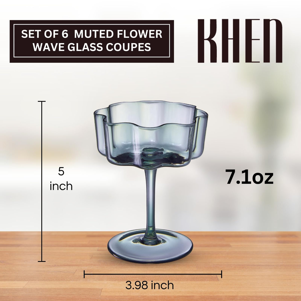 Shatterproof Acrylic Pastel Coupe Glasses 6 Set 8.5oz X107862