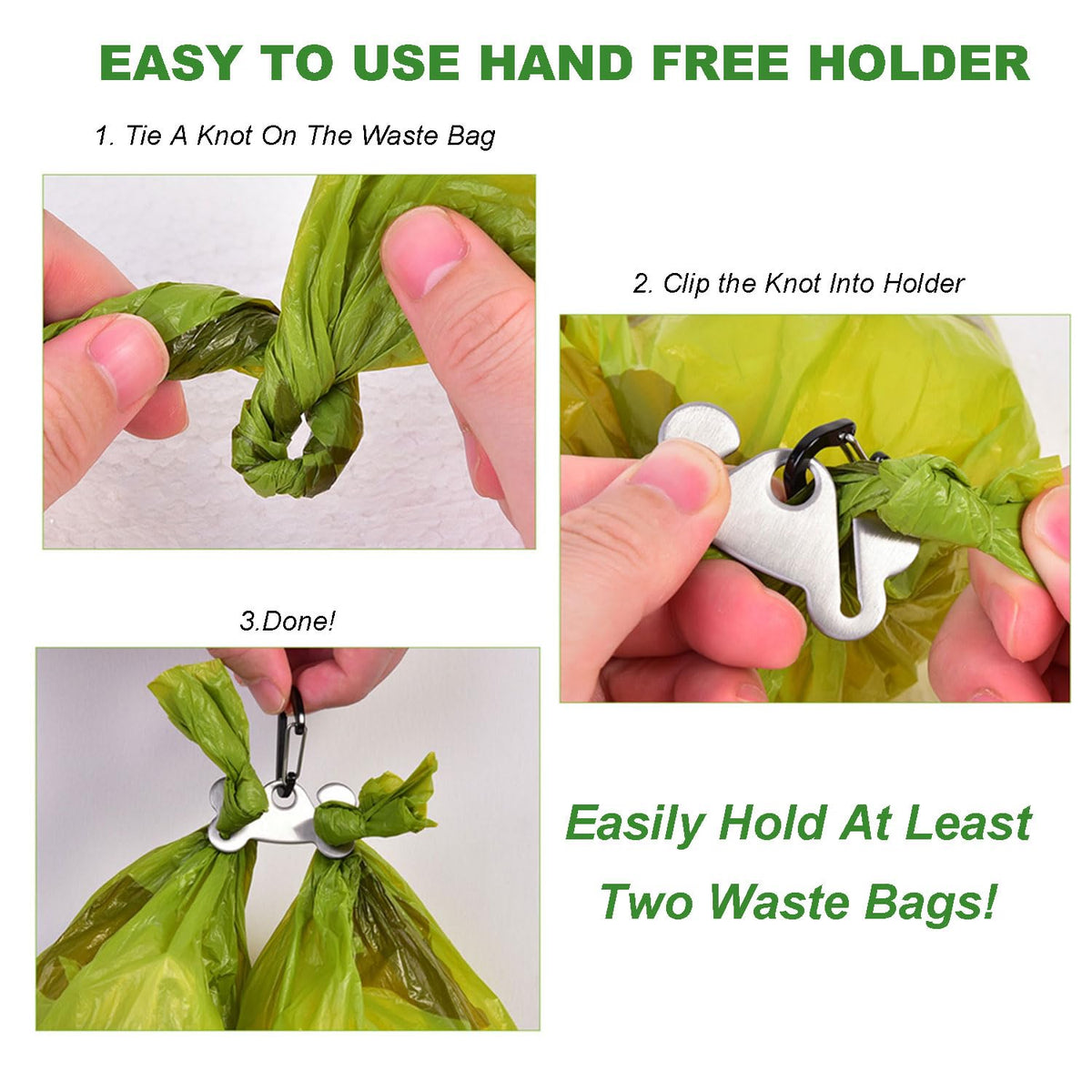 Dog Poop Bag Holder Leash Clip Dispenser P5625