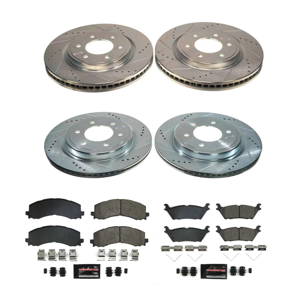 Brake Pad & Rotor Kit Front & Rear B578