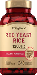 Red Yeast Rice 1200 mg 240 Capsules E7579