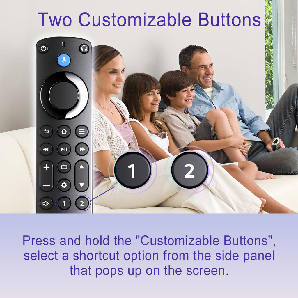 Voice Remote Pro with Remote Finder and Headphone Function O133