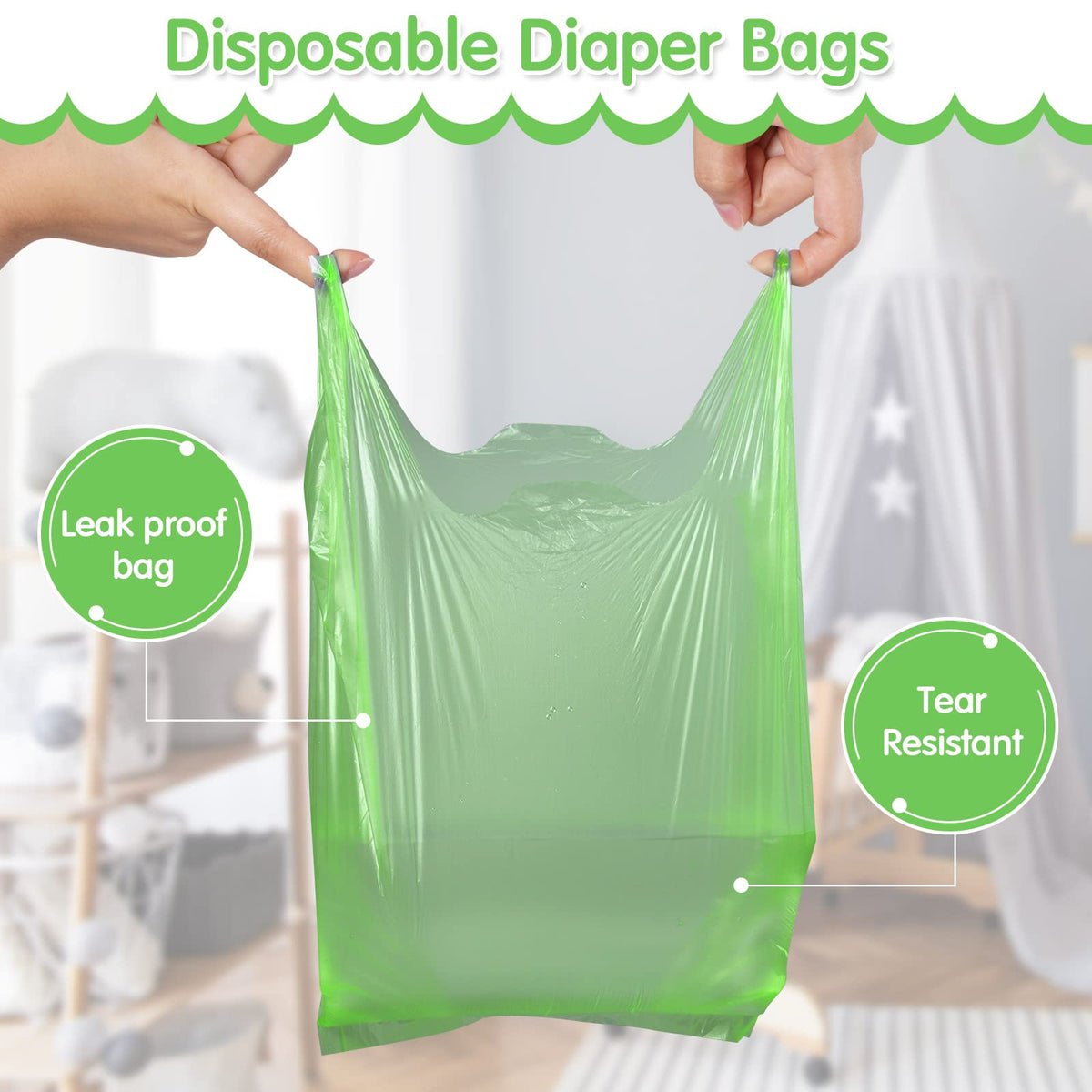 1600 Count Scented Disposable Diaper Bags W583112