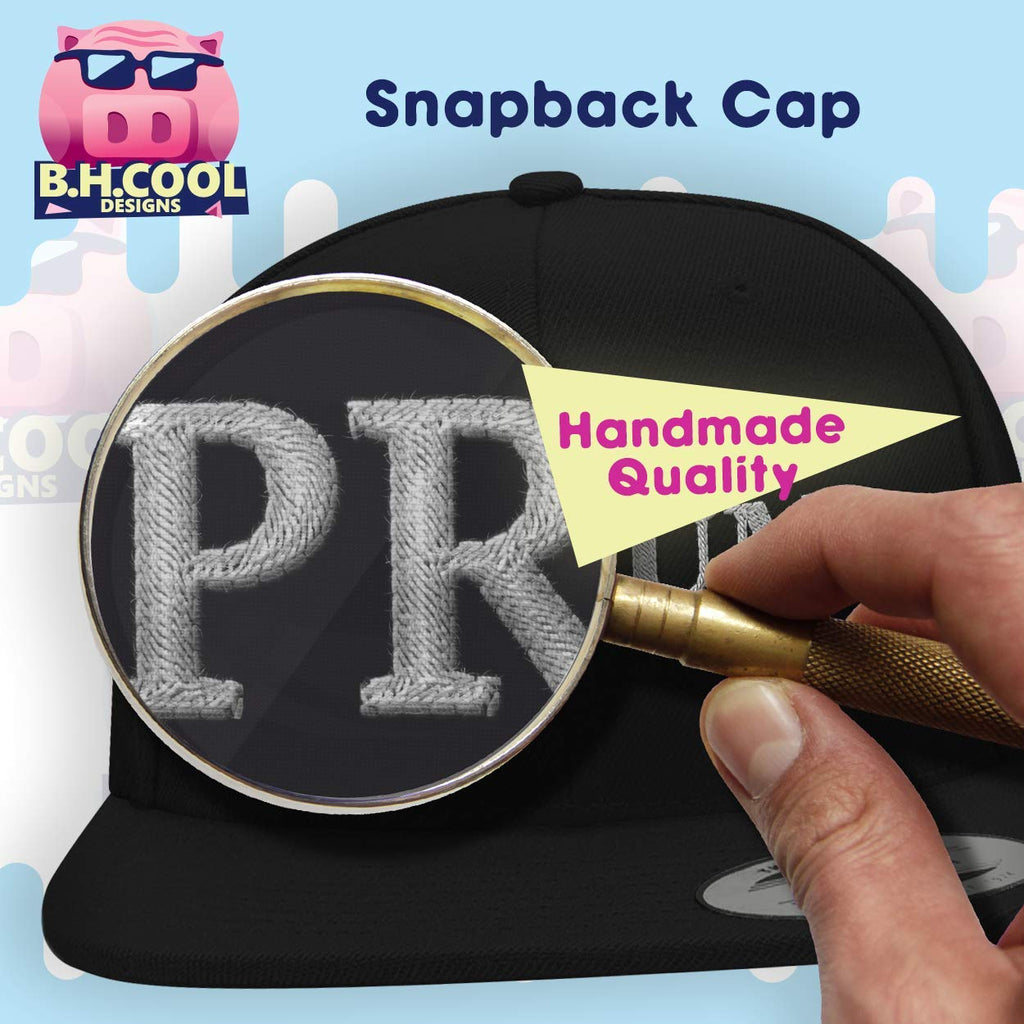 Structured Flat Bill Snapback Cap G320