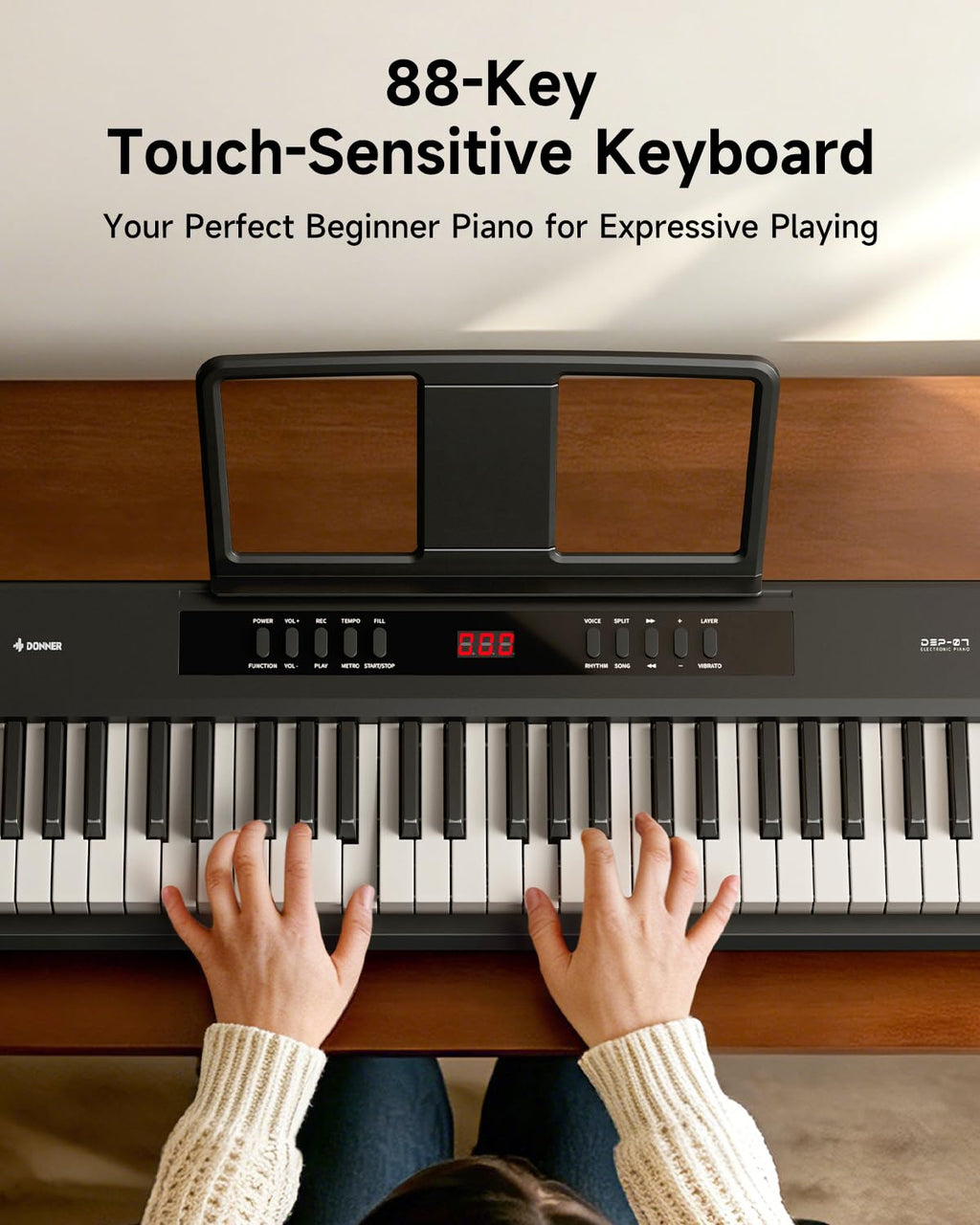 88 Key Semi-Weighted Digital Piano with Carry Bag L2535