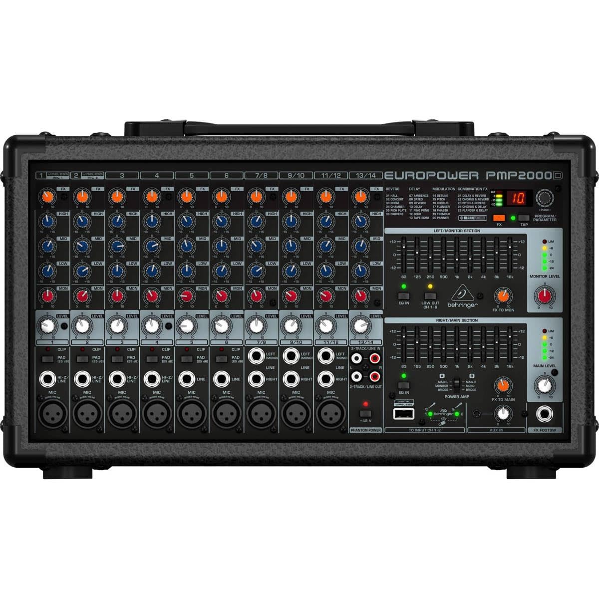 2000-Watt 14-Channel Powered Mixer O910119