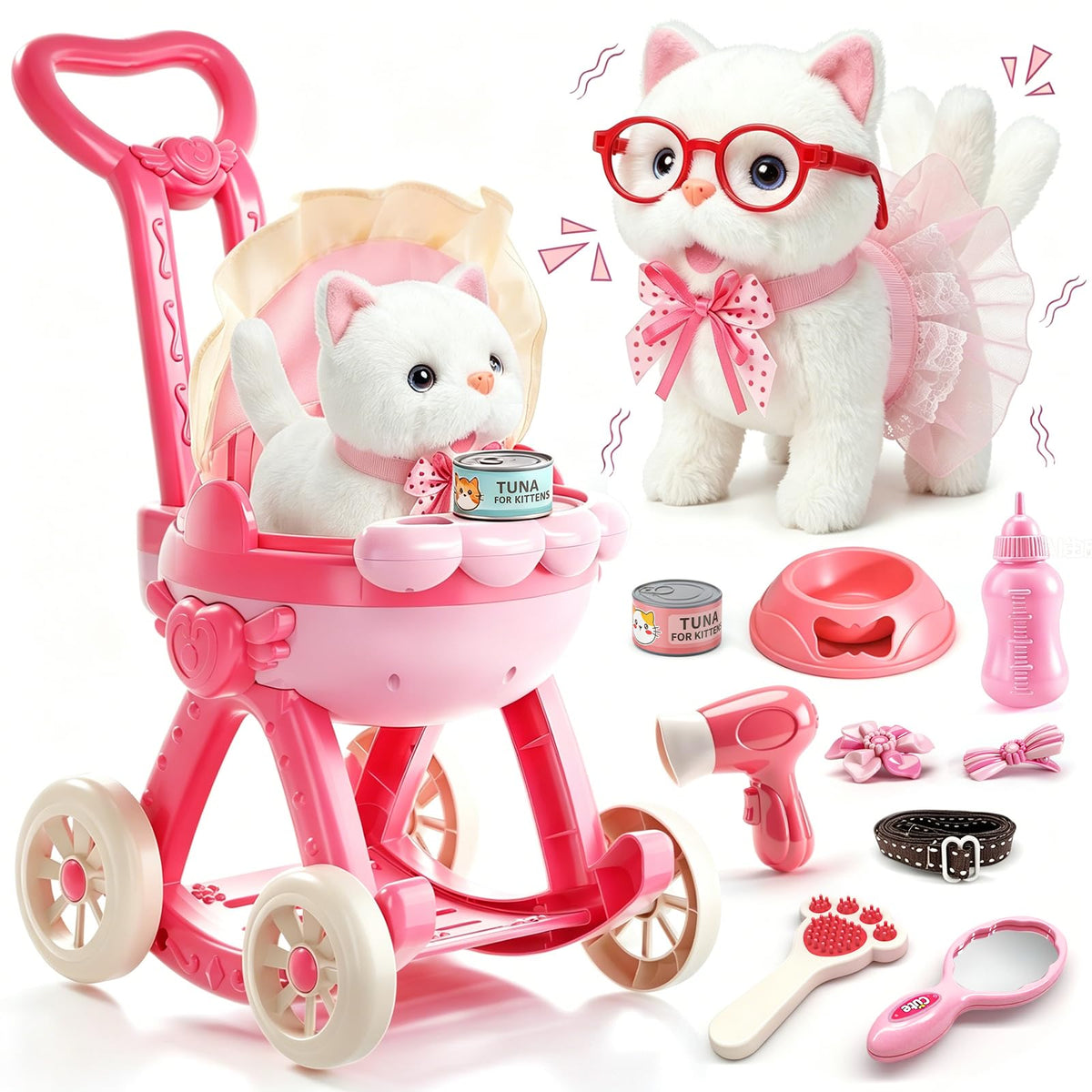 15PCS Cat Toys Playset E866905
