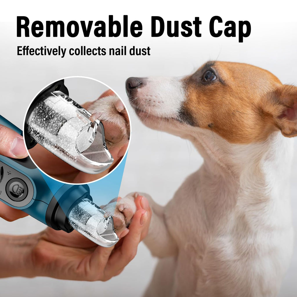 Dog Nail Grinder with 2 LED Lights Rechargeable D4471